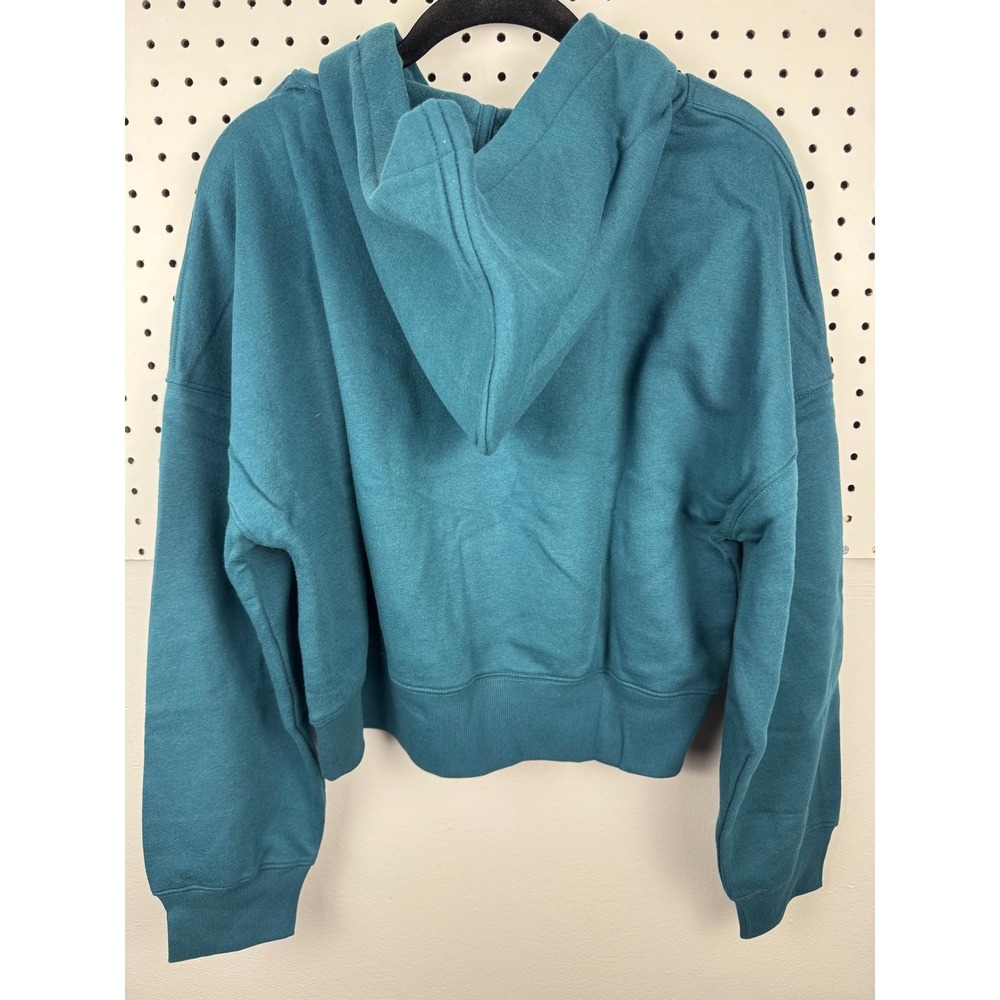 Wild Fable Womens Cropped Hoodie Hedge Green Teal XL NWT AM-957 - Picture 4 of 6